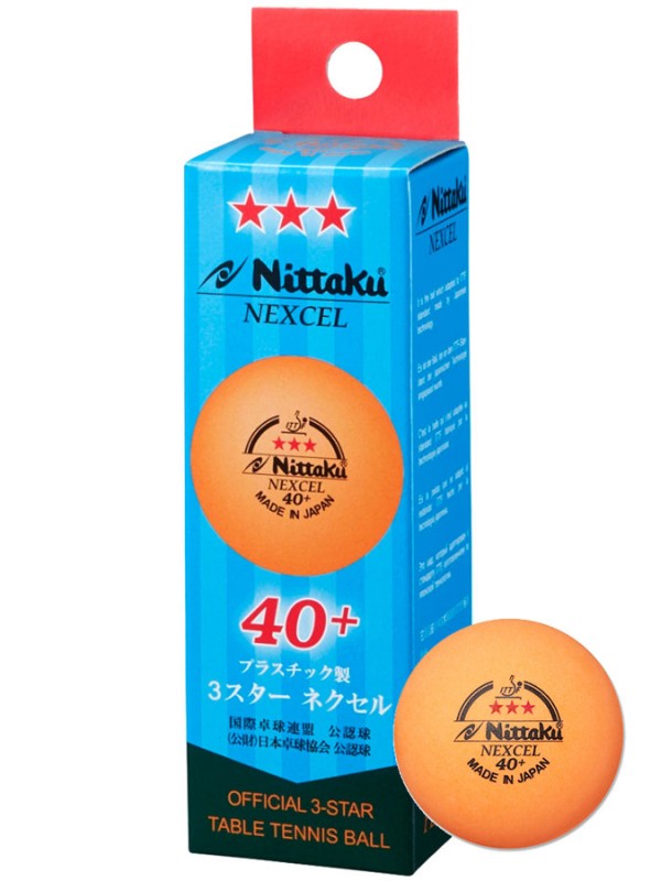 Žogice za namizni tenis Nittaku Nexcel 40+ *** 