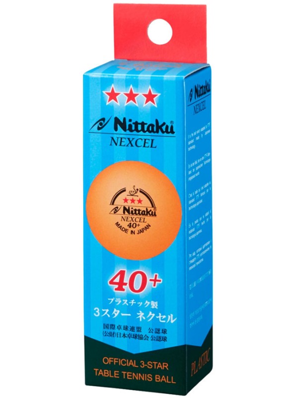 Žogice za namizni tenis Nittaku Nexcel 40+ *** 