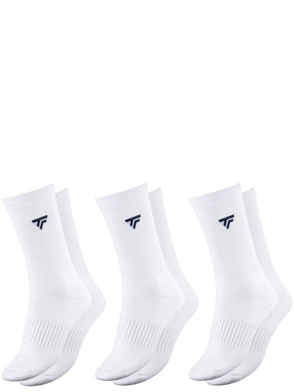Tecnifibre nogavice Classic bele - 3 pack