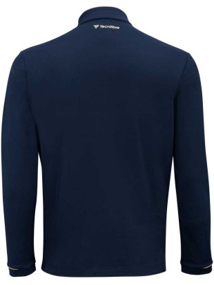 Tecnifibre majica Thermo zip Pro Marine z dolgimi rokavi